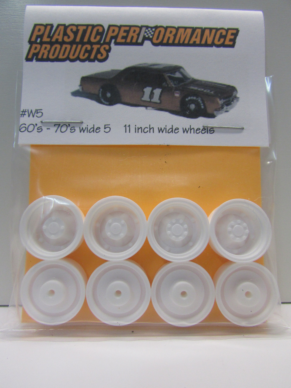Plastic Performance Products W5 Wide 5 11" 1960's-70's Wheel Set