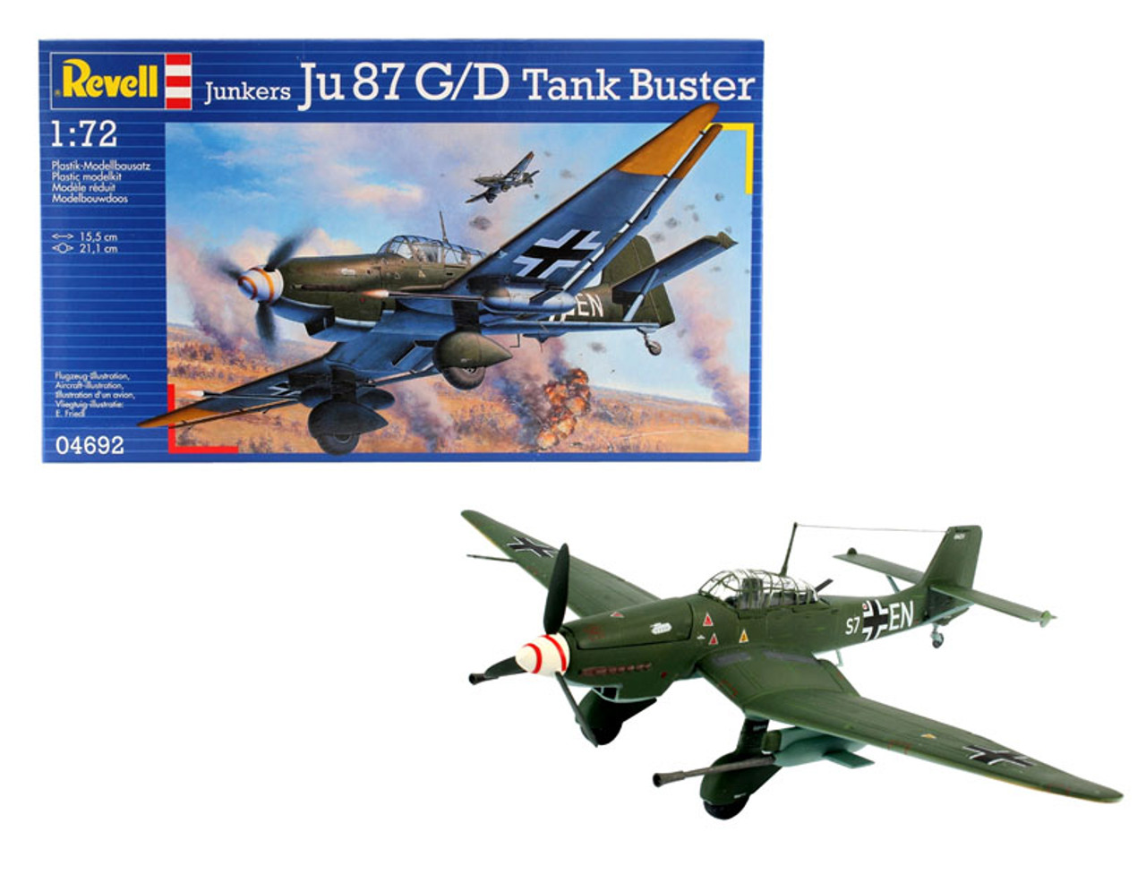 Revell 04692 1/72 Junkers Ju 87 G/D Tank Buster Plastic Model Kit