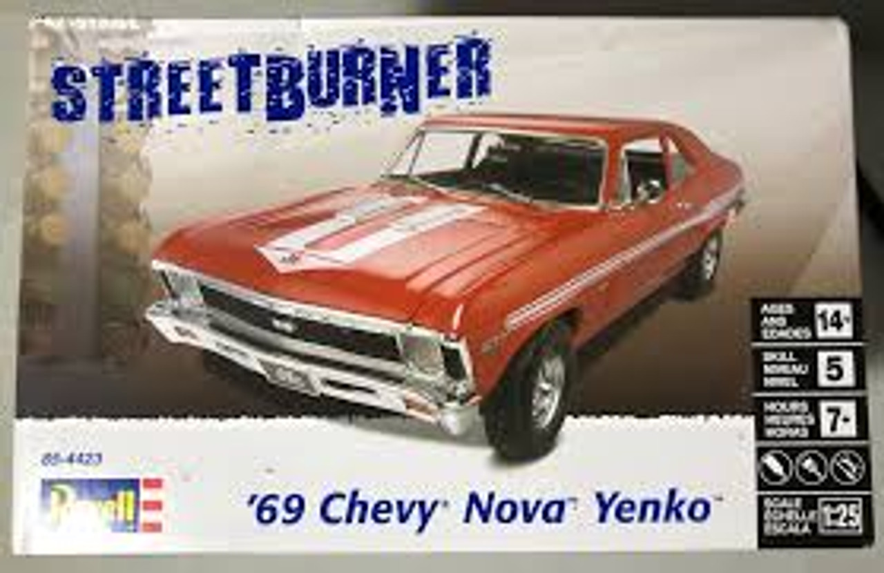 Revell 85-4423 1/25 1969 Chevy Nova Yenko Plastic Model Kit