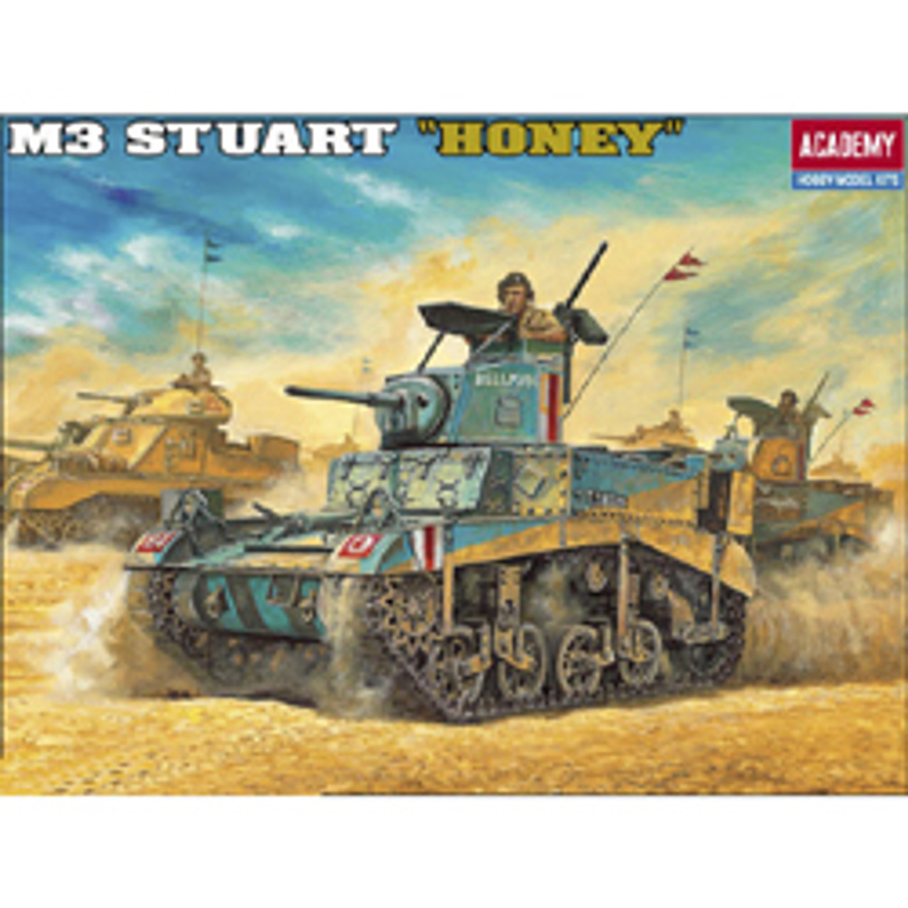 Academy 13270 1/35 M3 Stuart Honey Plastic Model Kit