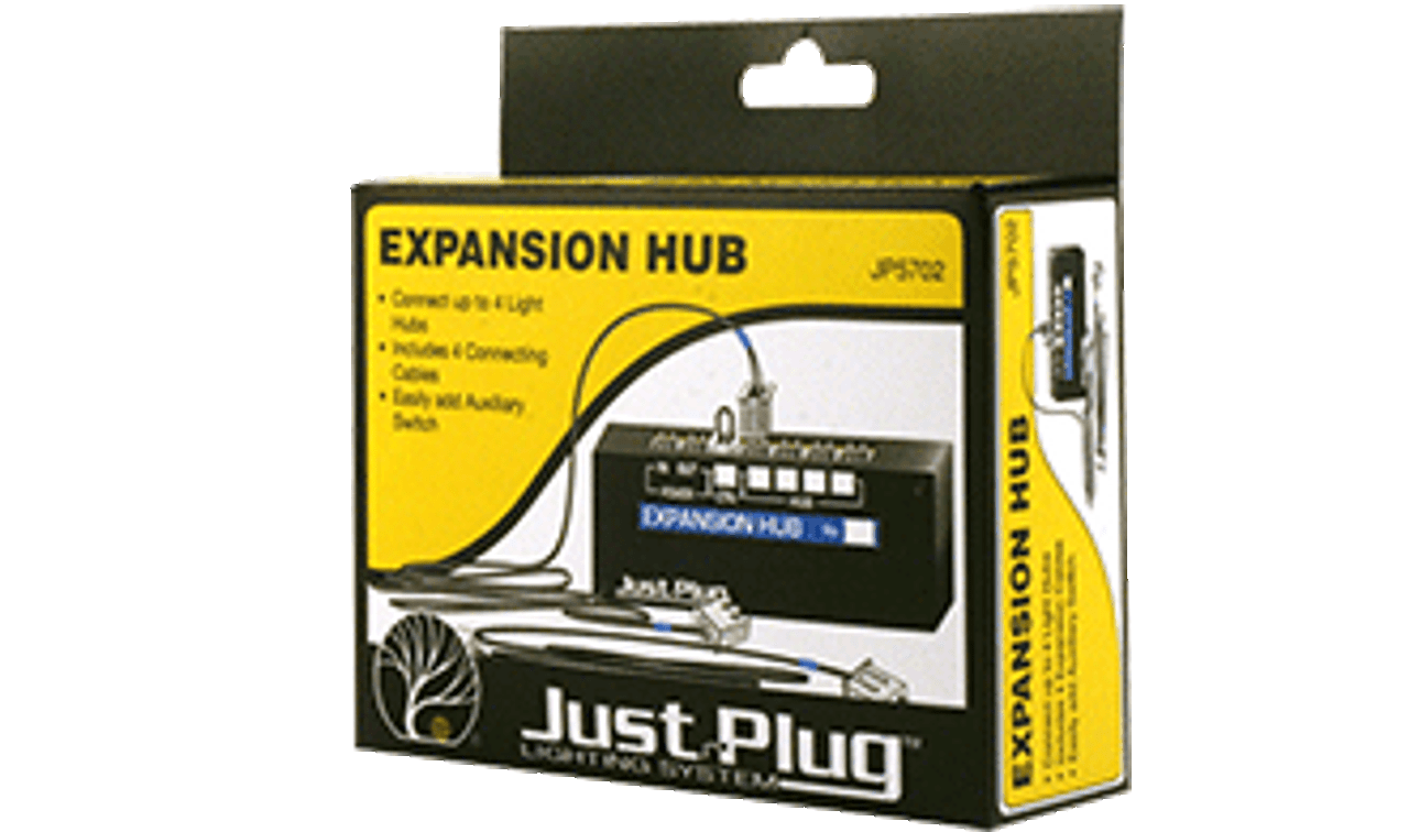 Woodland Scenics JP5702 Just Plug Lighting System Expansion Hub package