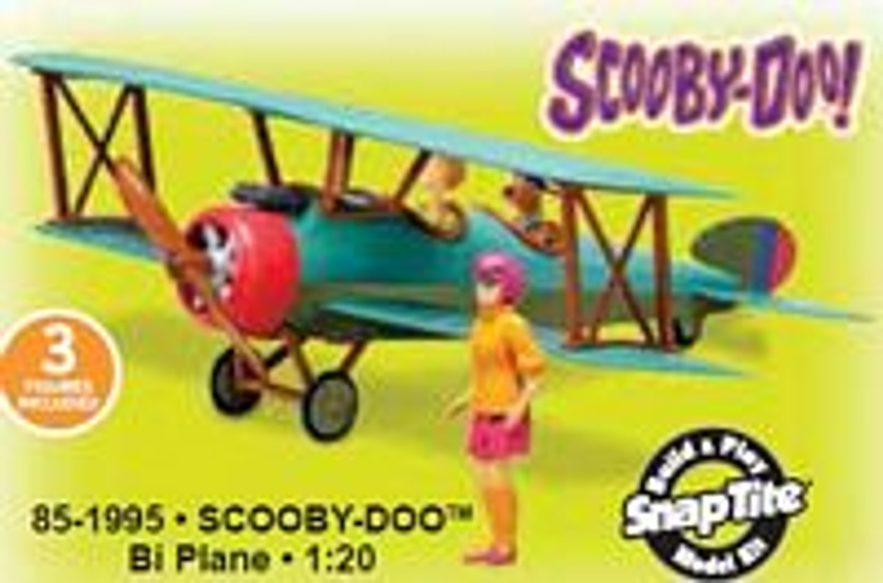 Revell 85-1995 1/20 Scooby Doo Biplane Snaptite Plastic Model Kit