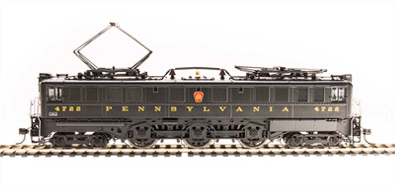 Broadway Limited 4709 Ho PRR P5a Boxcab, #4722, Freight Type, DGLE, Buff Yellow Roman Lettering (Round), Paragon3 Sound/DC/DCC