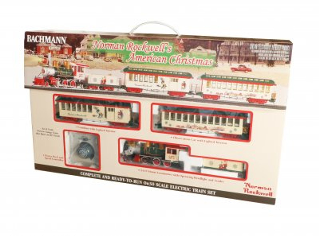 Bachmann 25023 On30 Norman Rockwell's American Christmas Train Set Box