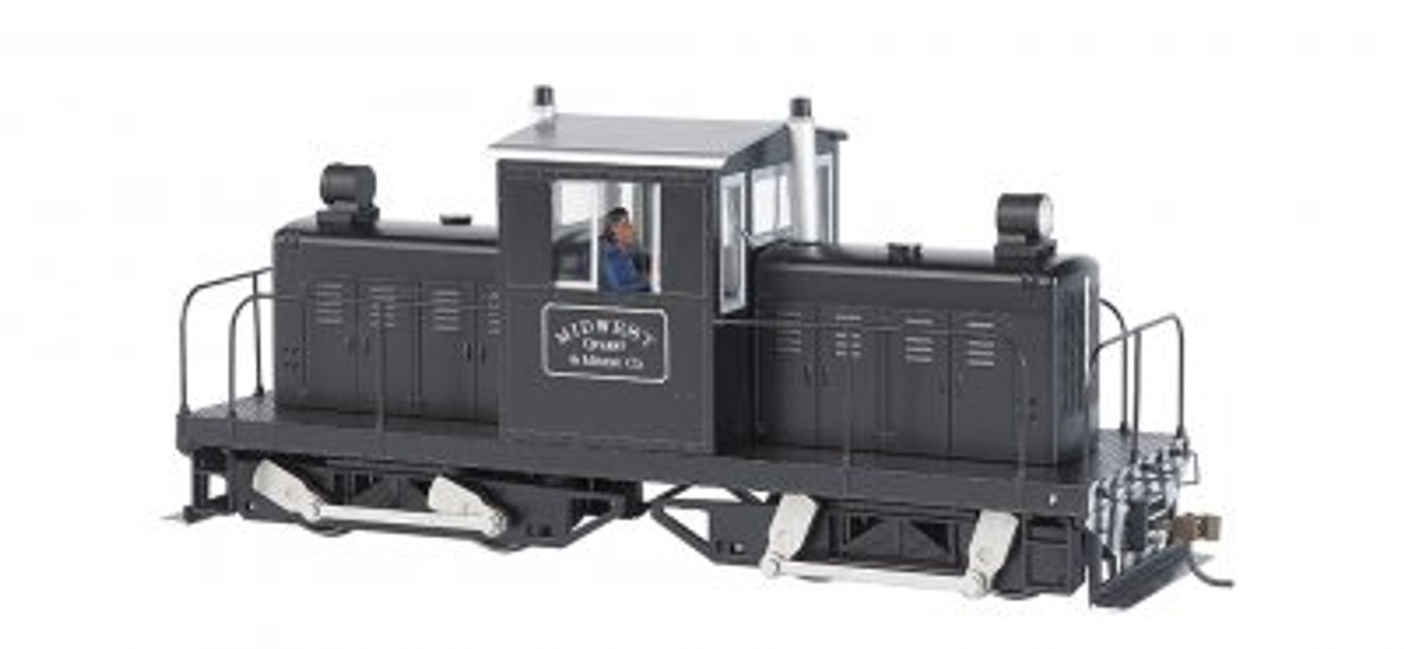 Bachman 29201 On30 Whitcomb 50-Ton - Midwest Quarry Silver and Black - DCC