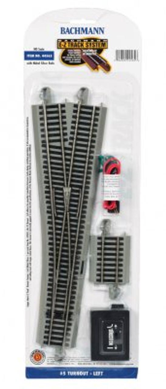 Bachmann 44565 HO E-Z #5 Turnout Left Track