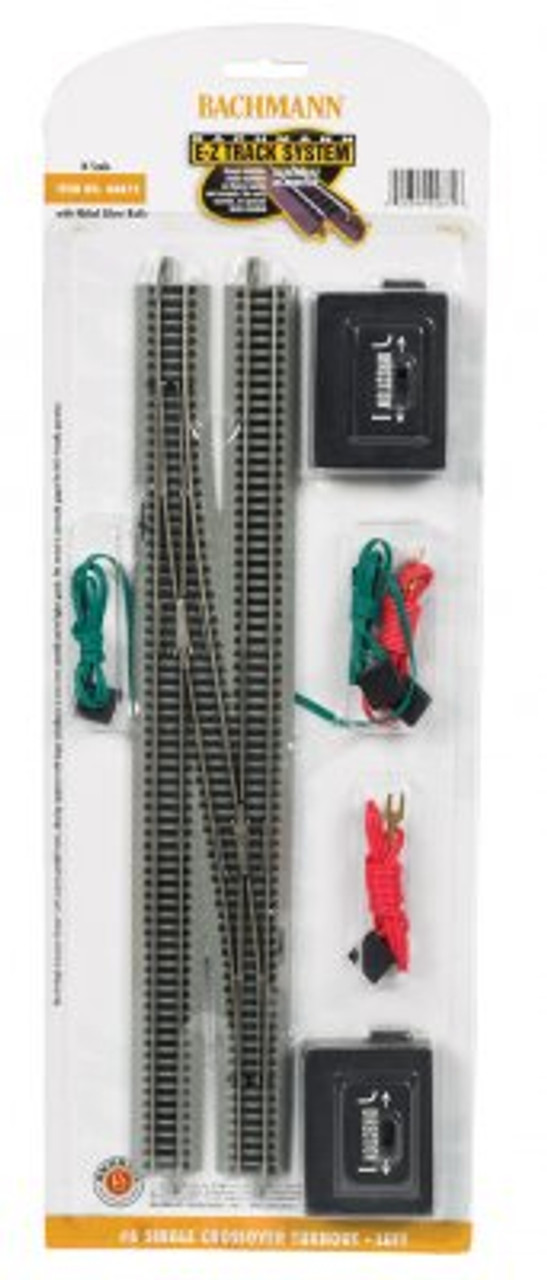 Bachmann 44875 N E-Z Track #6 Single Crossover Turnout Left