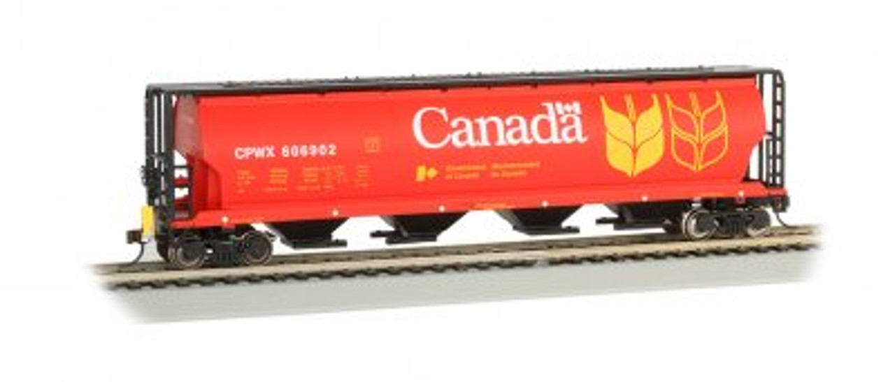 Bachmann 73801 HO Cylindrical Grain Hopper with FRED - Canada Grain