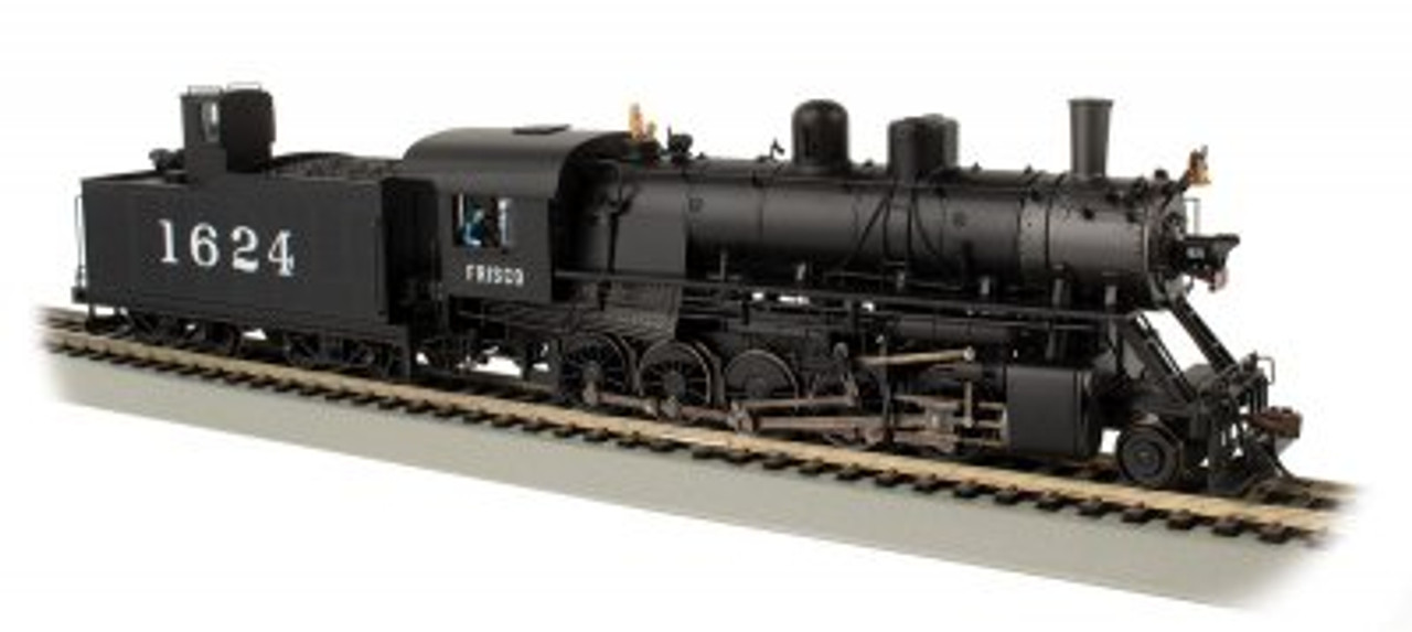 Bachmann 85403 HO Baldwin 2-10-0 Decapod Steam Locomotive DCC w/Sound - Frisco with Doghouse #1624