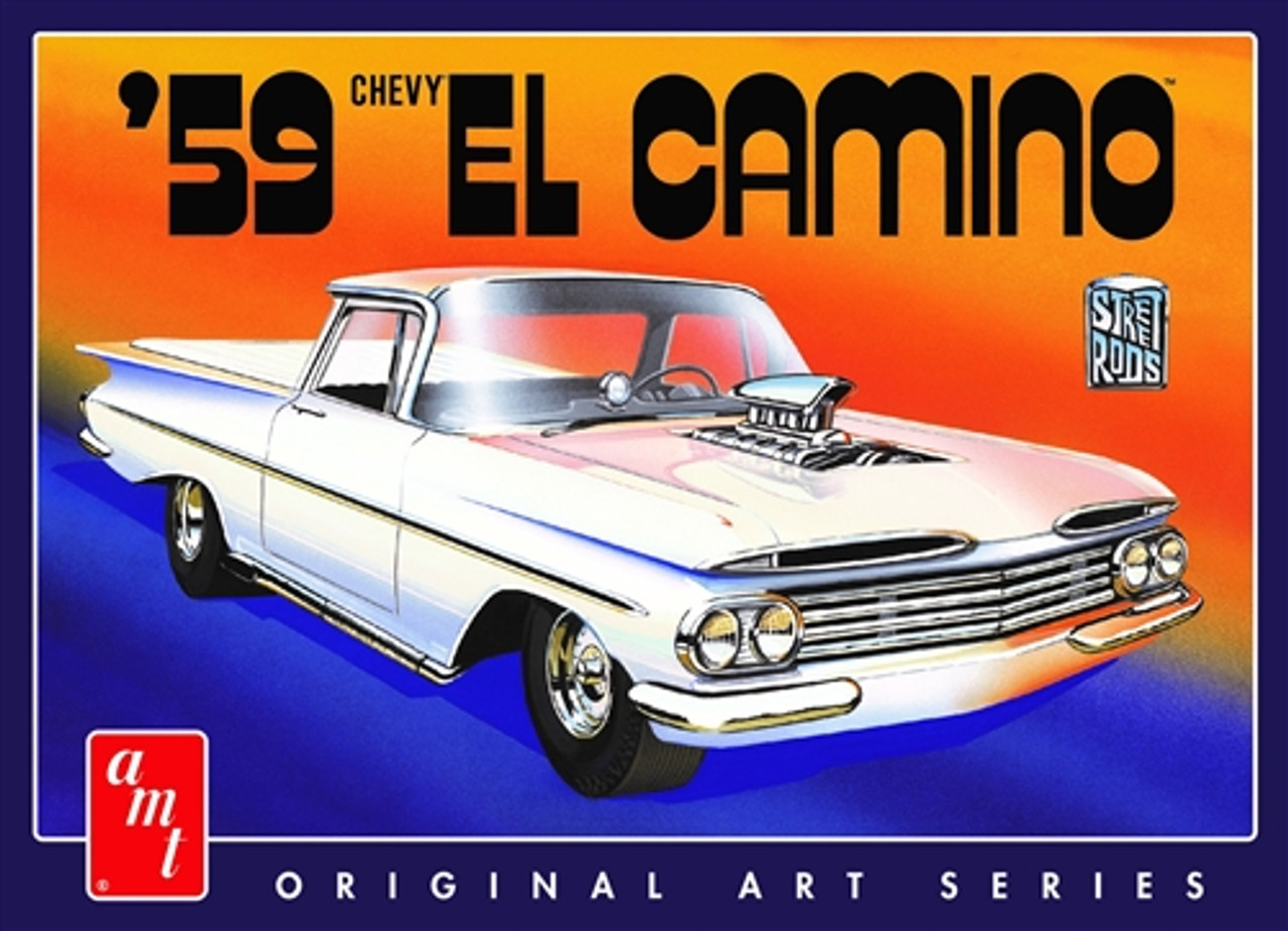 AMT 1058 1/25 1959 Chevy El Camino (Original Art Series) Plastic Model Kit