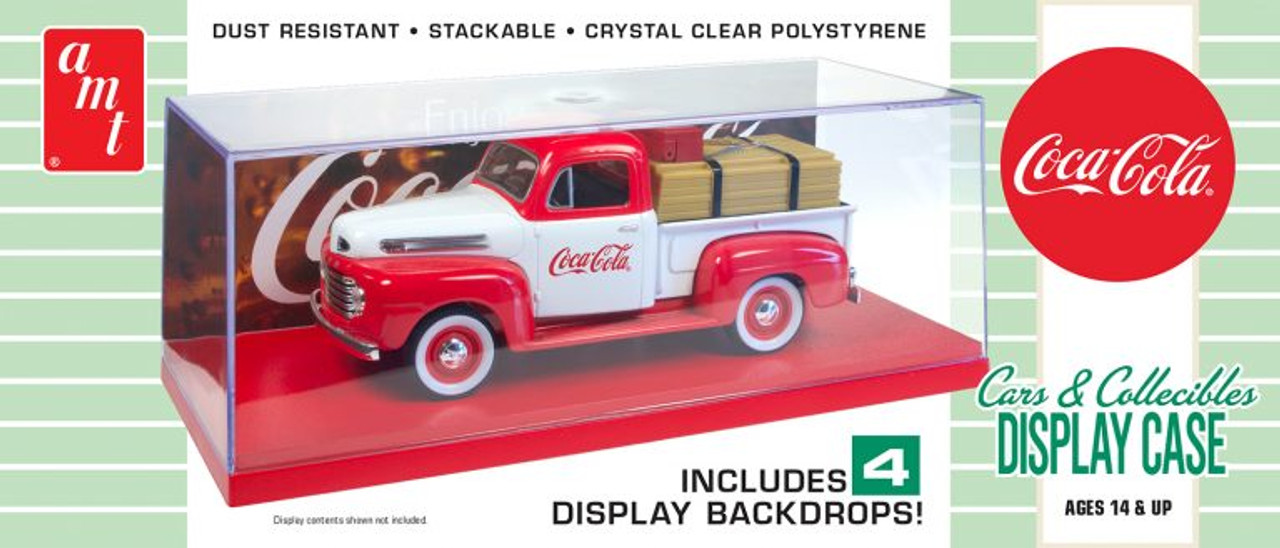 AMT 1199 1/25 Cars & Collectibles Display Case (Coca Cola) Plastic Model Kit