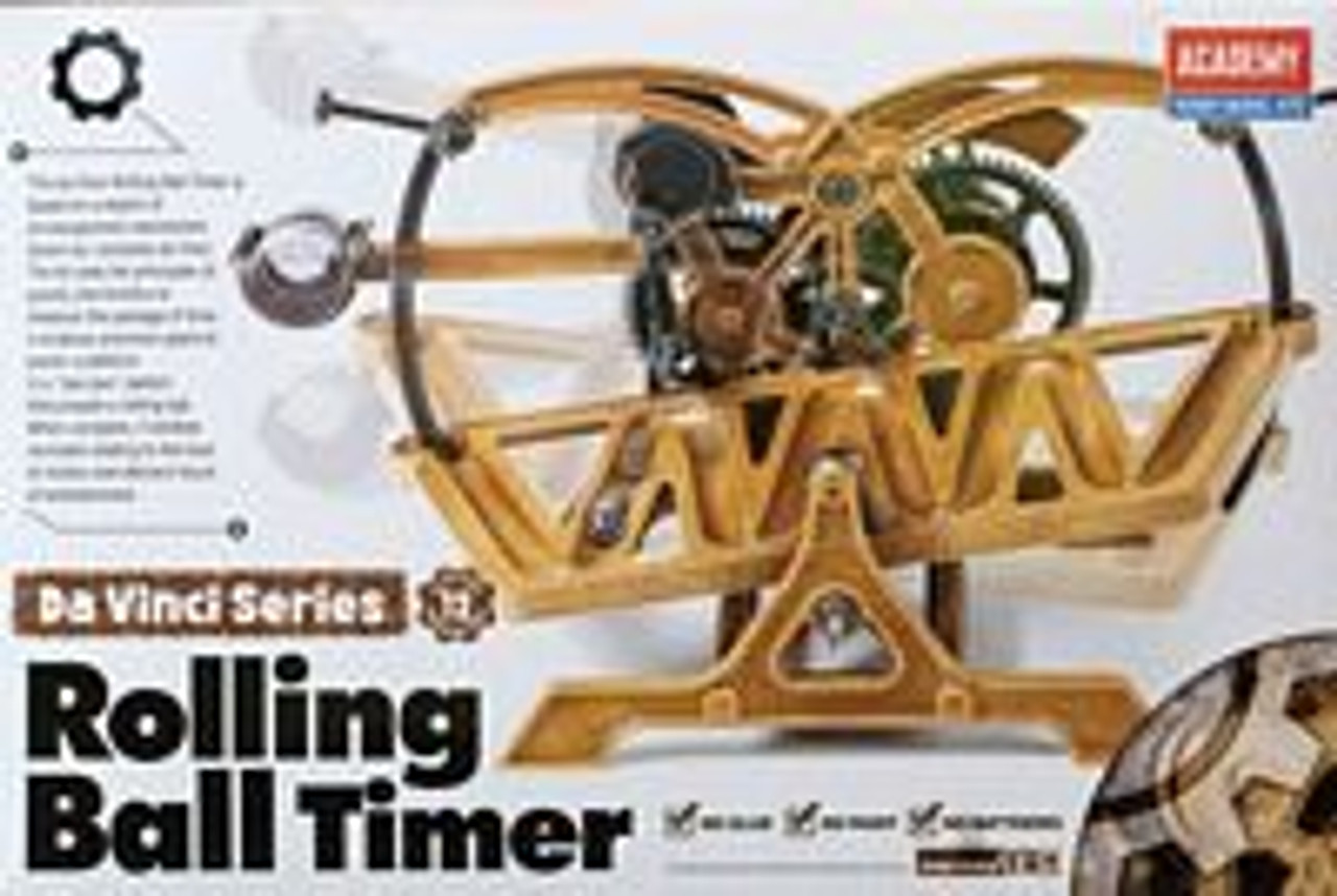 Academy 18174 Da Vinci Rolling Ball Timer Model Kit