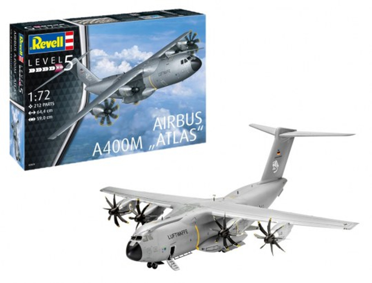 Revell 03929 1/72 Airbus A400M Atlas "Luftwaffe" Plastic Model Kit