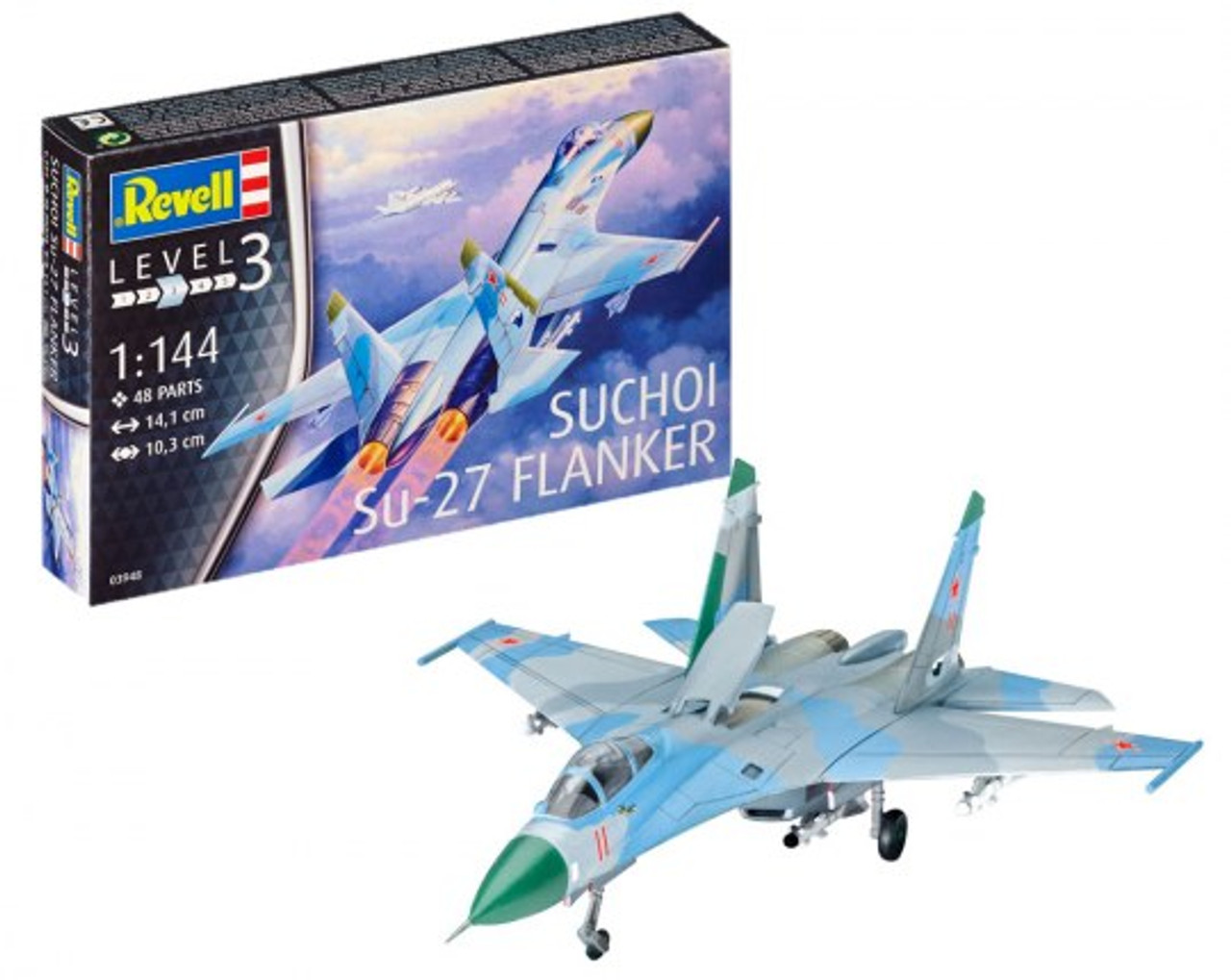 Revell 03948 1/144 Su-27 Flanker Plastic Model Kit