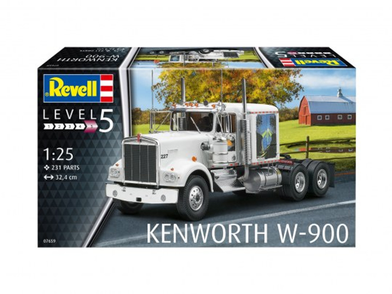 1/25, Kenworth W925 Semi Tractor, Model Kit - Get A Hobby