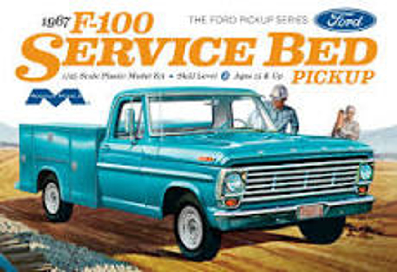 Moebius 1239 1/25 1967 Ford F100 Service Cab Plastic Model Kit