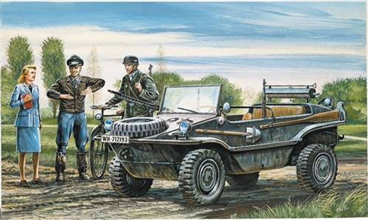 Italeri 313 1/35 Kfz. 69 Schwimmwagen Plastic Model Kit