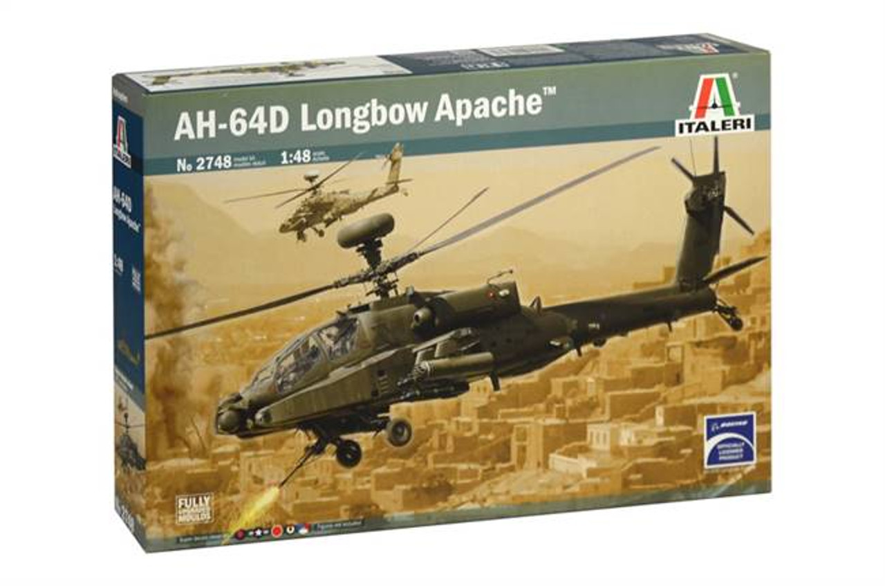 Italeri 2748 1/48 AH-64D Longbow Apache Plastic Model Kit