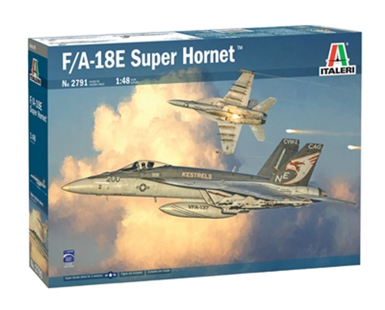 Italeri 2791 1/48 F/A-18E Super Hornet Plastic Model Kit