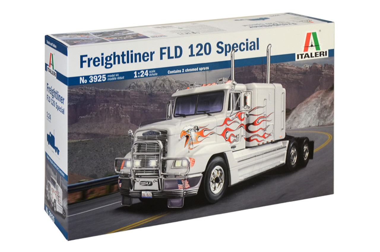 Italeri 3925 1/24 Freightliner FLD 120 Special Plastic Model Kit Box