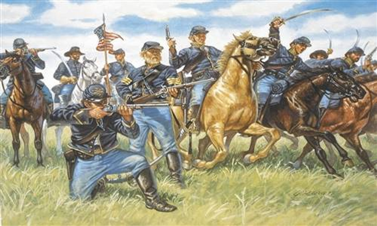 Italeri 6013 1/72 Union Cavalry (1863) Plastic Model Kit