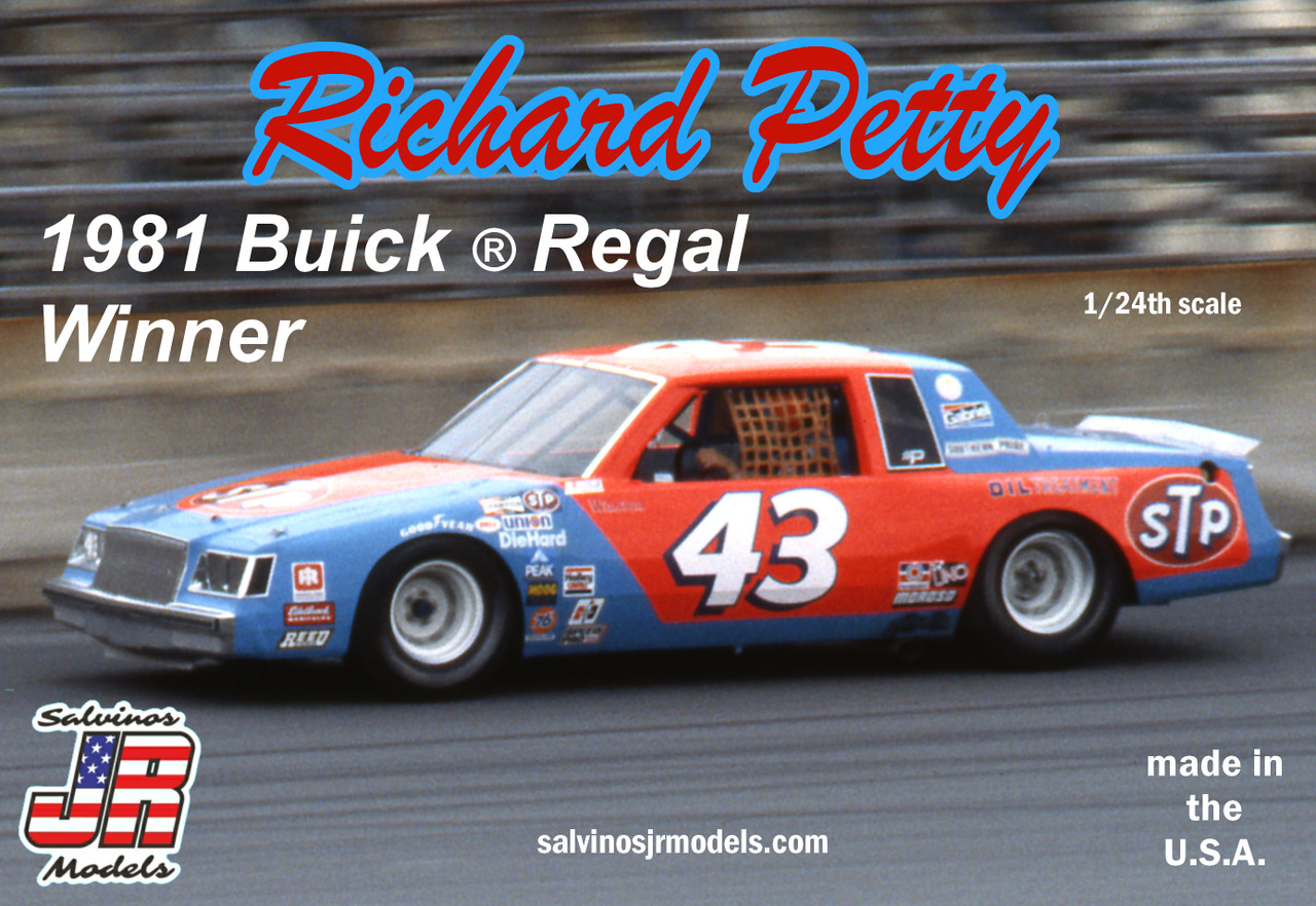 Salvinos Jr 1/24 Bobby Allison 1982 Race Winner Buick Regal Plastic Model Kit 