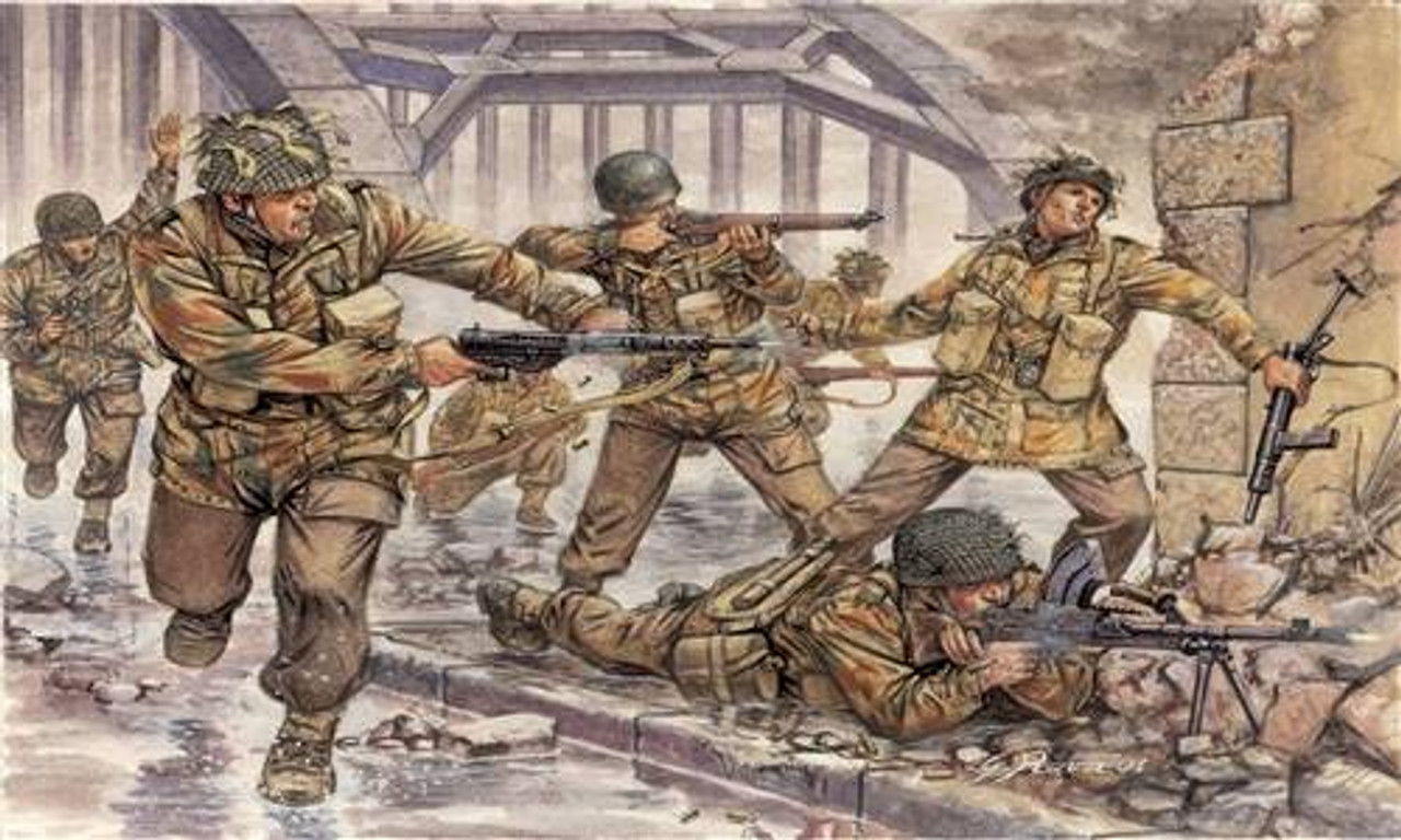 Italeri 6034 1/72 WWII British Paratroopers Plastic Model Kit