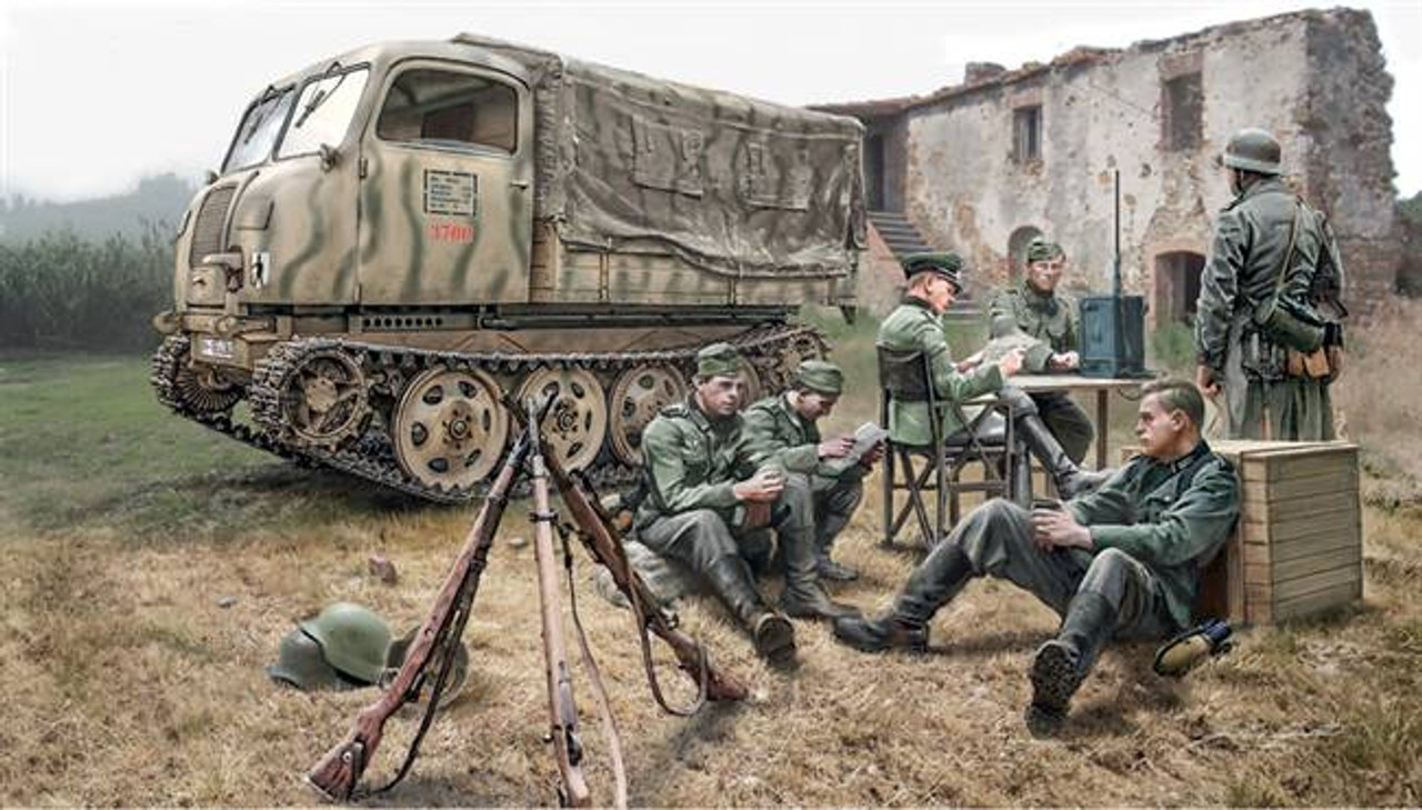 Italeri 6549 1/35 Steyr RSO/01 with German Soldiers Plastic Model Kit