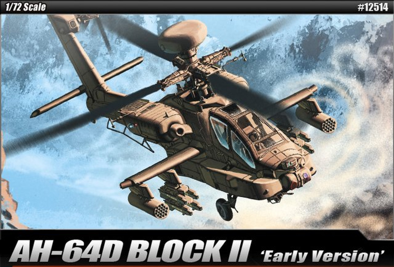 Academy 12514 1/72 AH-64D Block II Plastic Model Kit