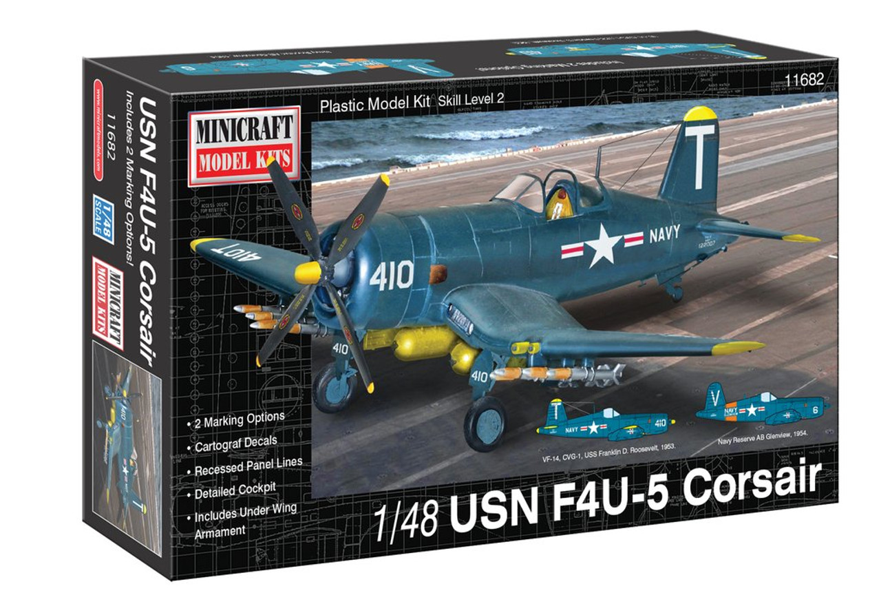 Minicraft 11682 1/72 F4U-5 Corsair USN Model Kit