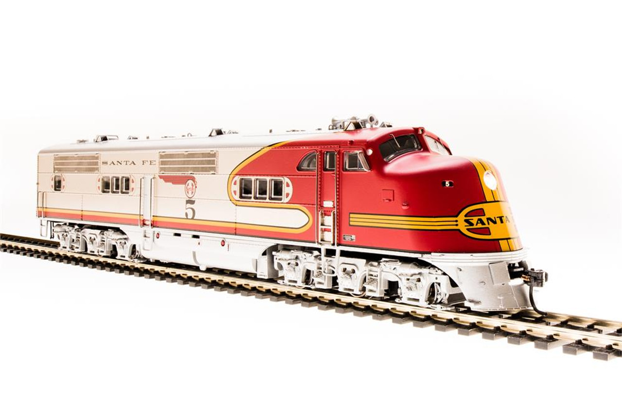 Broadway Limited 6900 Ho ATSF E1 A-unit, #8L, Post-war, Signal Red Warbonnet, Paragon4 Sound/DC/DCC