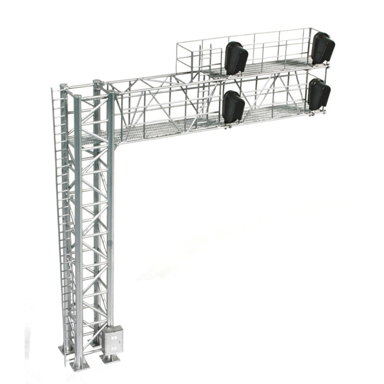 Atlas 70 000 098 HO Scale Signal Modern Cantilever Bridge 2 Track, 4 Head Left