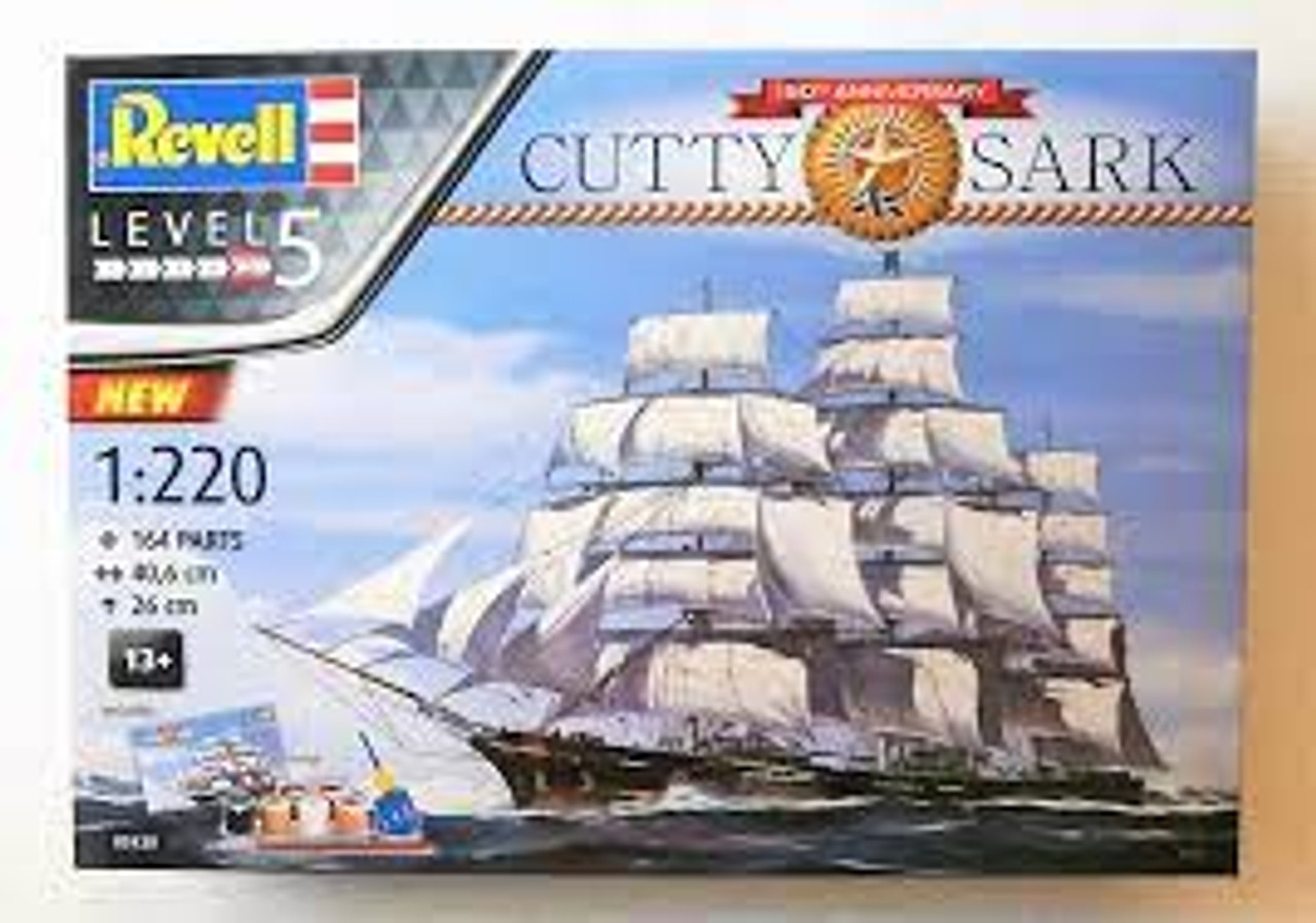 This is Revell Germany's 1/220 Scale Cutty Sark 150th Anniversary Model Kit