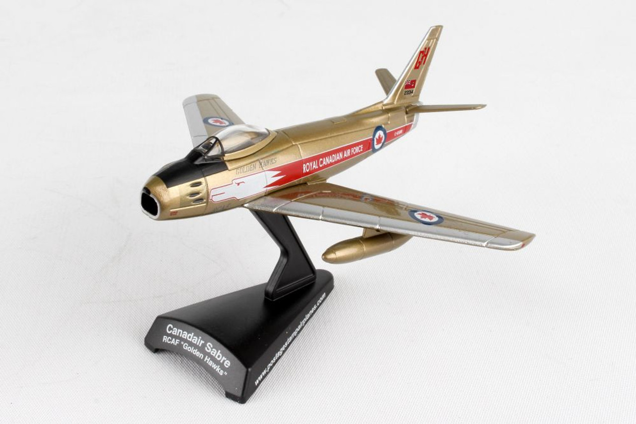 Daron PS5361-4 Postage Stamp 1/110 RCAF Canadair Sabre Golden Hawks