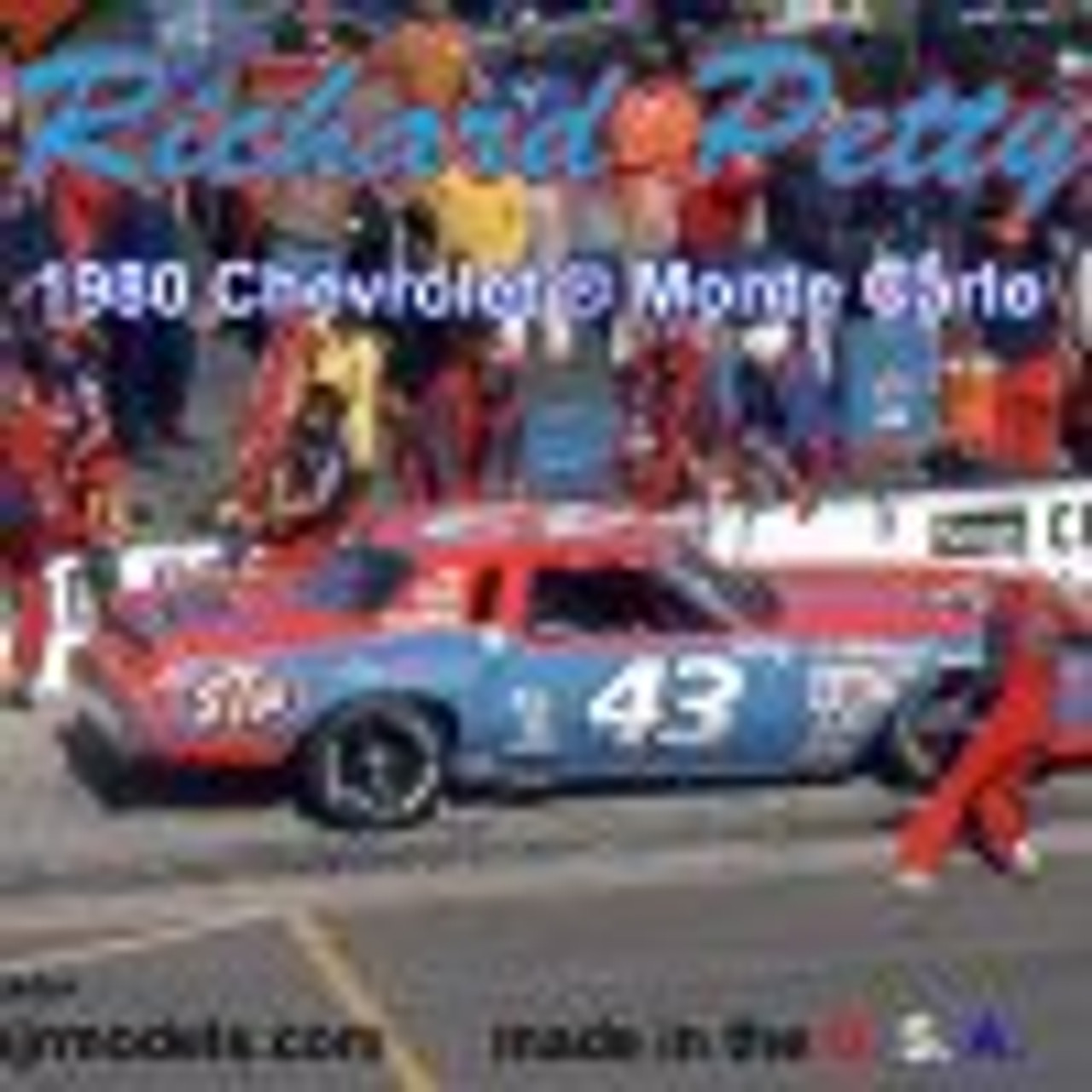 Salvinos Jr RPMC19800 Richard Petty’s 1980 Chevrolet Monte Carlo Model Kit