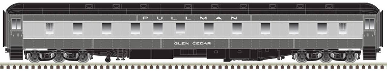 Atlas 20 005 109 HO Pullman 6-3 Sleeper Car - Pullman "Glen Devon" (Two Tone Gray)