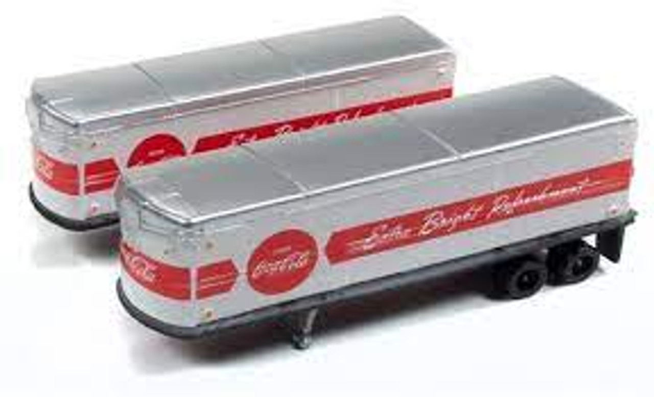 Classic Metal Works 51182 N 1940's/50's AeroVan Trailers - Coca-Cola 2-Pack