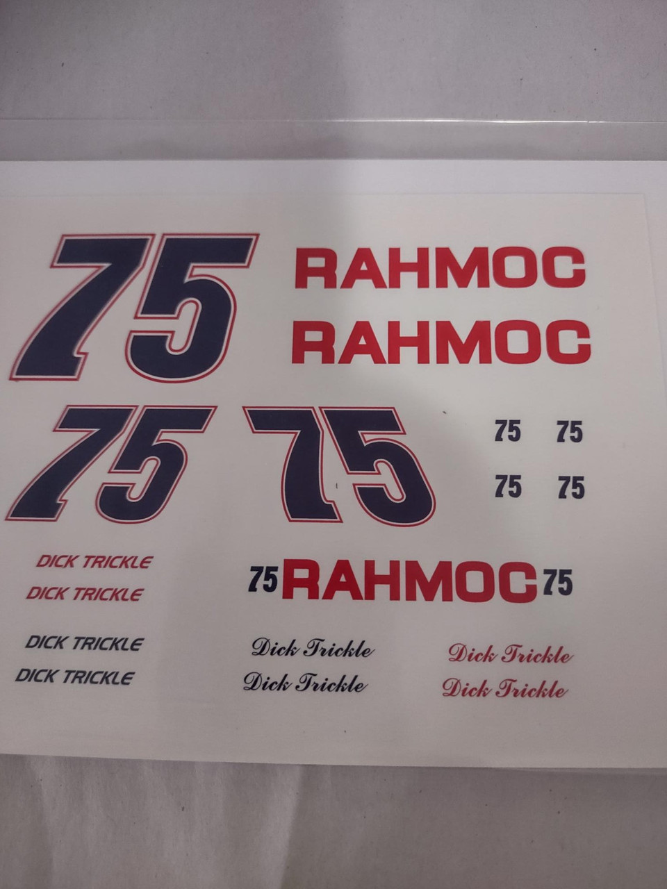 Plastic Performance Products 75 Dick Trickle Rahmoc Oldsmobile Decals