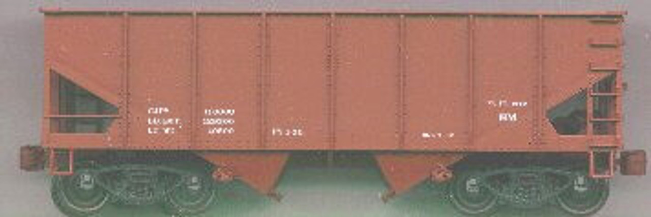 Accurail 2599 HO 55-Ton USRA Twin Hopper Data Only Oxide