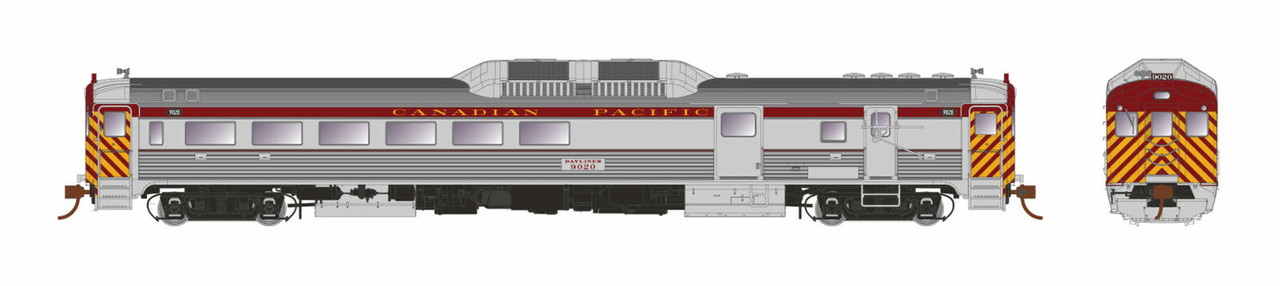 Rapido 016736 HO Scale Budd RDC-3 DCC/Sound - Canadian Pacific Rail - Delivery Ph1b #9020