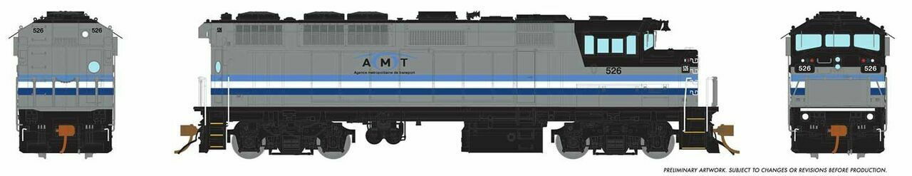 Rapido 019524 HO F59PH DC/DCC/Sound - AMT #532