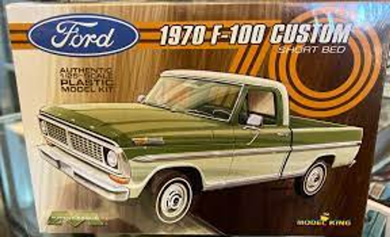 Moebius 1228 1/25 1970 Ford F-100 Custom Short Bed Model Kit