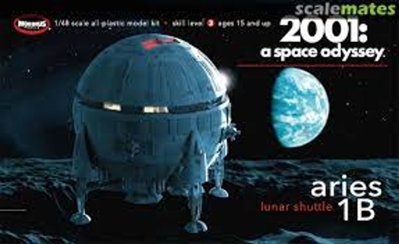 Moebius 2001-7 1/48 2001 Aries 1B Space Odyssey Plastic Model Kit