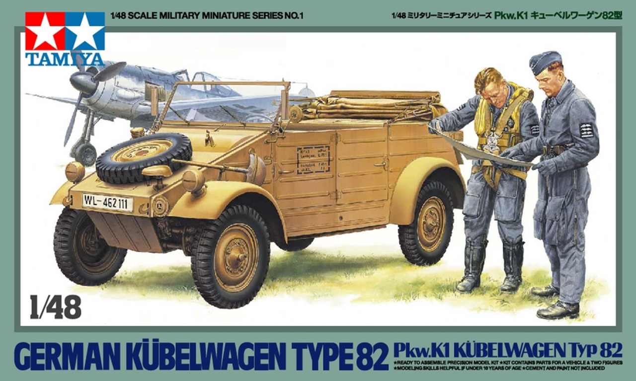 Tamiya 32501 1/48 German Kubelwagen Plastic Model Kit