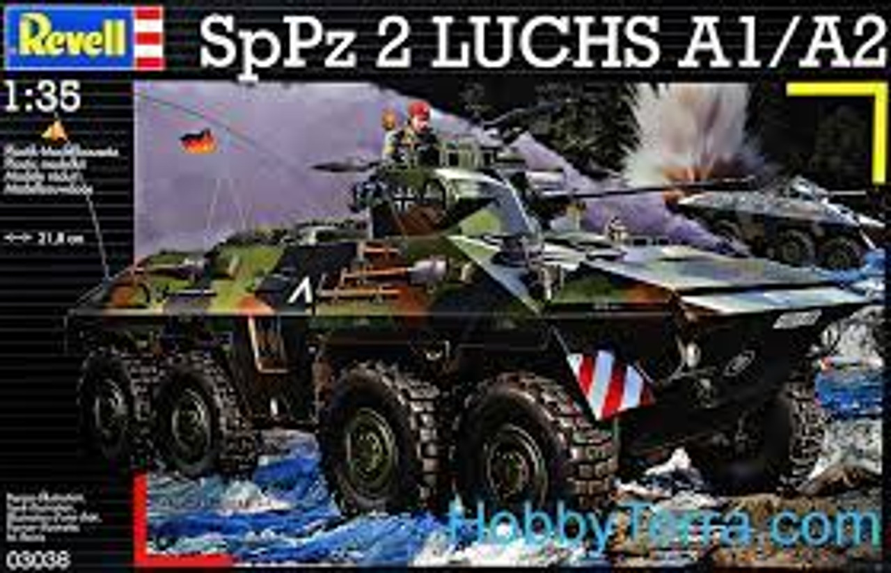 Revell Germany 1/35 03036 SpPz 2 LUCHS A1 A2 Recon Vehicle Plastic Model Kit