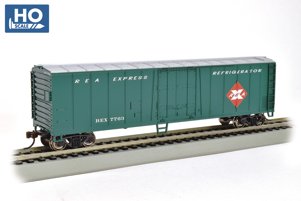 Bachmann 17909 Ho 50; Steel Reefer - Railway Express Agency #7763