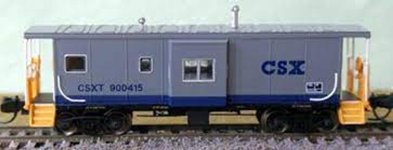 Bluford Shops 44161 N International Car Bay Window Caboose - CSX YN2 scheme #900414