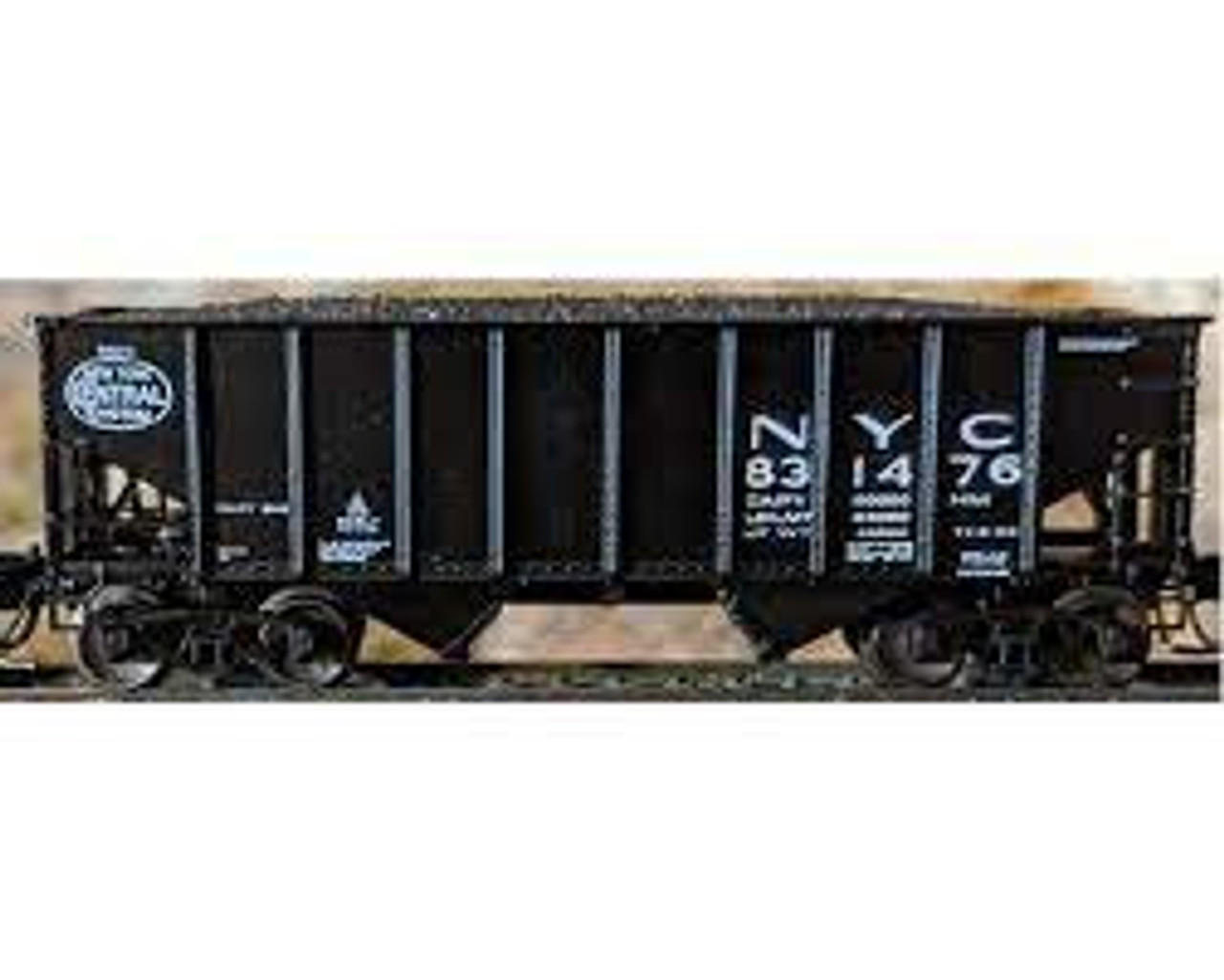 Bluford Shops 65271 N 8-Panel 2-Bay Hopper - New York Central black - #NYC 831720