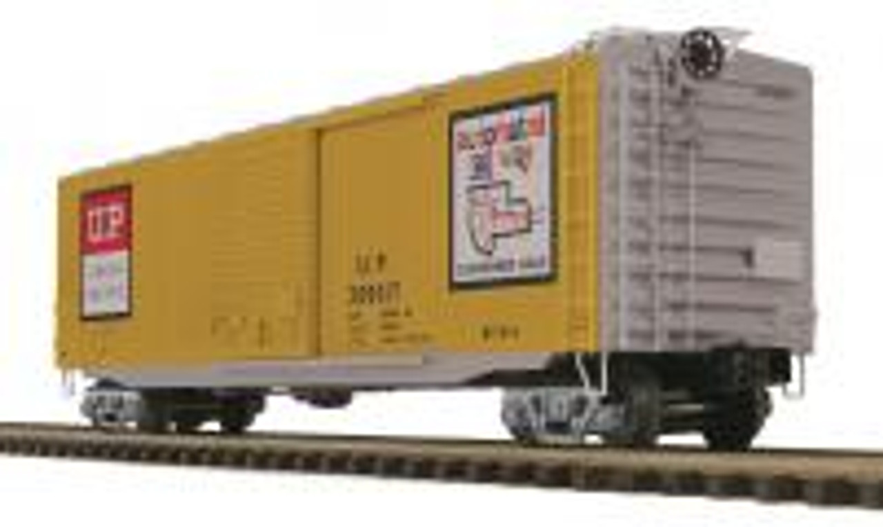 MTH 20-99315 O 50’ Ps-1 Box Car w/Youngstown Standard Door - Union Pacific #300017, 309553