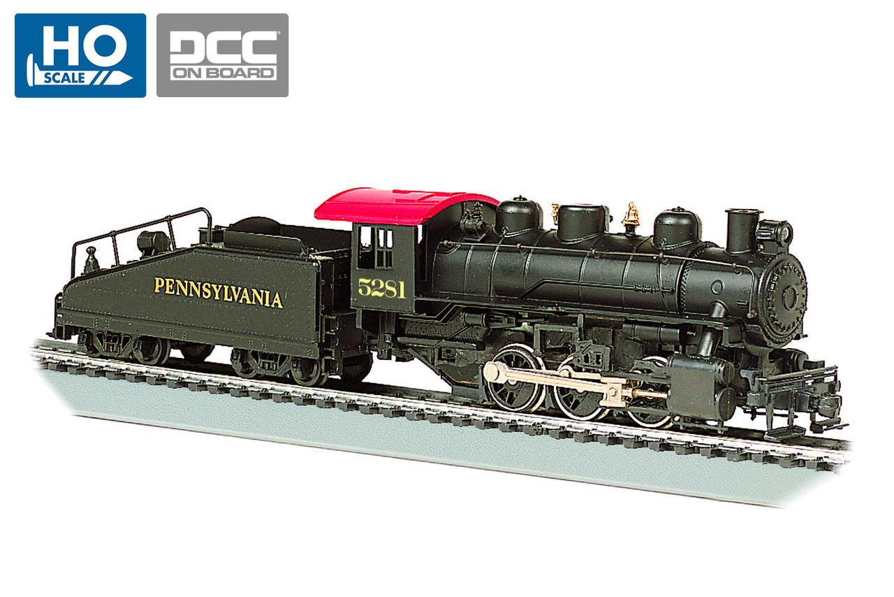 Bachmann 51613 HO Baldwin USRA 0-6-0 w/Slope Tender & Smoke DCC - Pennsylvania Railroad #5281